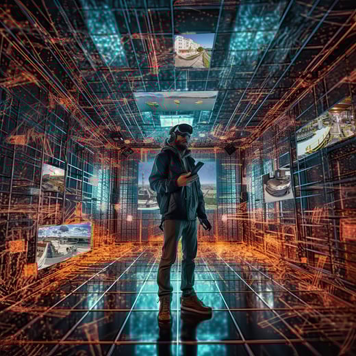 typ im vr-raum